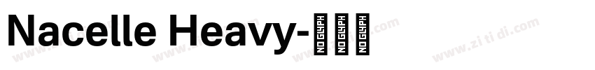Nacelle Heavy字体转换